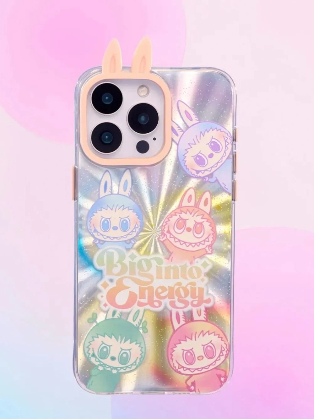 NEW THE MONSTERS Labubu Big into Energy Series-Phone Case iPhone 16 pro Max
